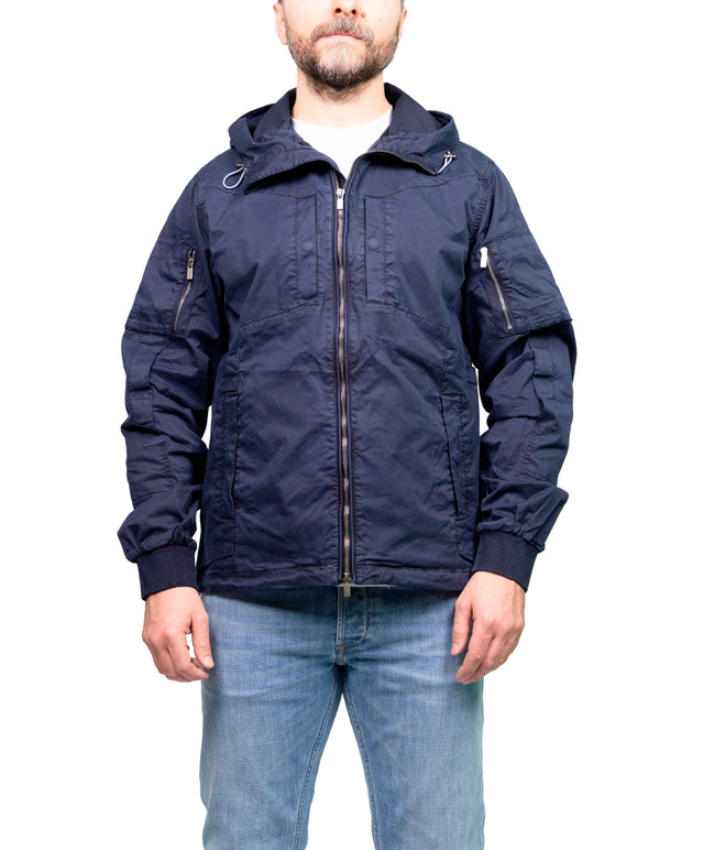 Short Parka Keeling blu dark