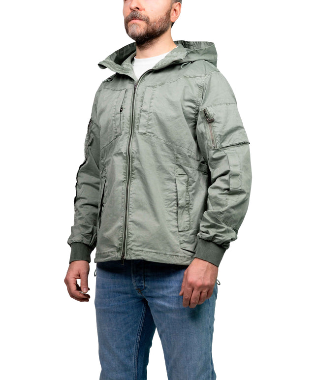 Short Parka Keeling verde militare