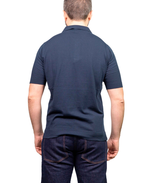 Filippo De Laurentiis - Polo skipper cotone - Blu