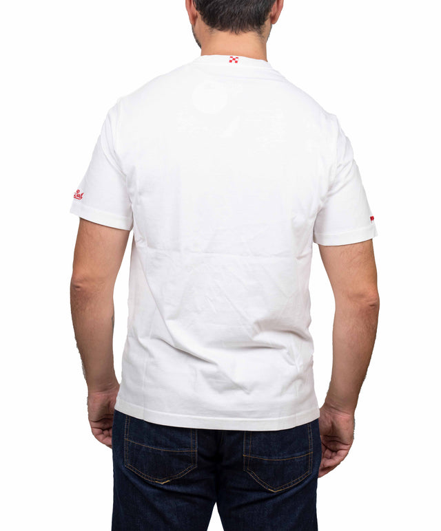 Saint Barth T-Shirt - Marocco 19 gradi, bianco