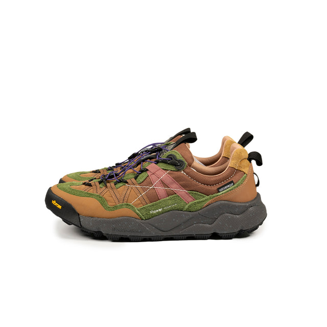 Sneakers Flower Mountain - IWANO 2 UNI - Sneakers in suede e tessuto tecnico - Antracite - Multicolore