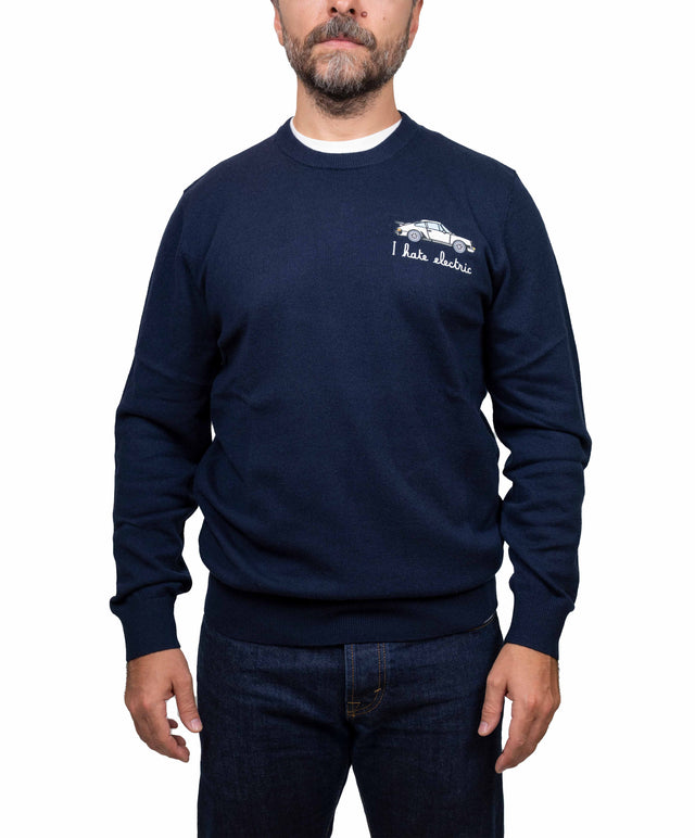 Saint Barth maglione - hate elettric, blu