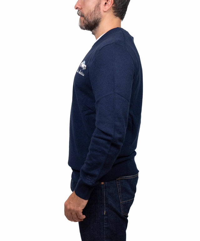 Saint Barth maglione - hate elettric, blu
