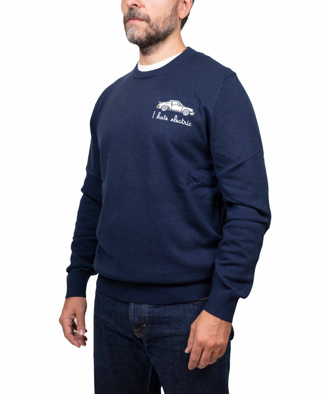 Saint Barth maglione - hate elettric, blu