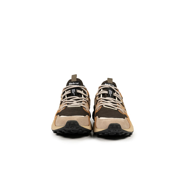Sneakers Barbour x Flower Mountain - Yamano 3 suede e Nylon Multicolore