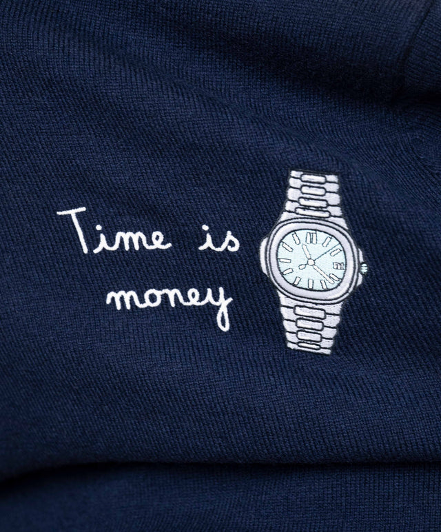 Saint Barth maglione - time is money, blu