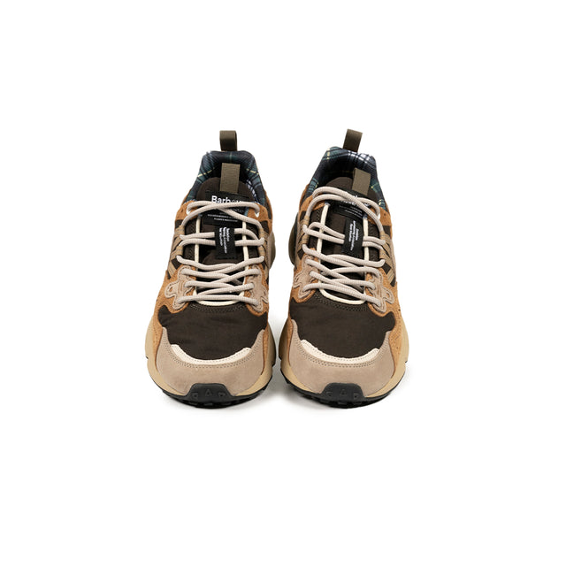 Sneakers Barbour x Flower Mountain - Yamano 3 suede e Nylon Multicolore