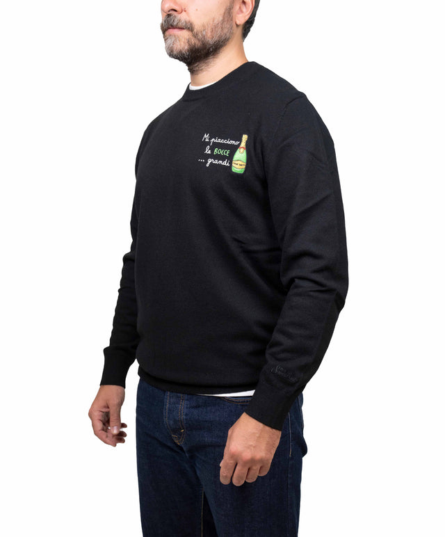 Saint Barth maglione - mi piacciono grandi, nero