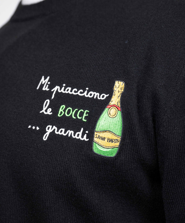 Saint Barth maglione - mi piacciono grandi, nero