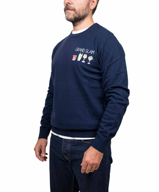 Saint Barth maglione - sprizzo di gioia, blu