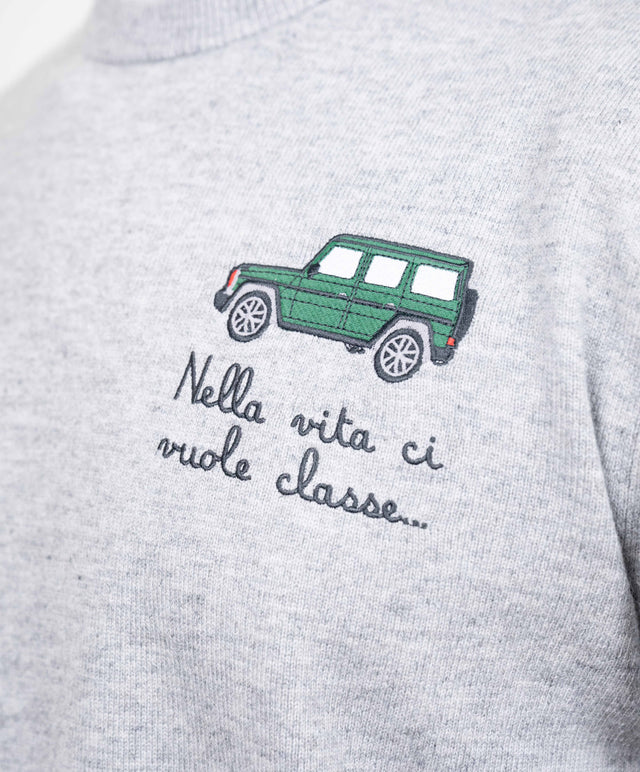 Saint Barth maglione - ci vuole classe, grigio medio