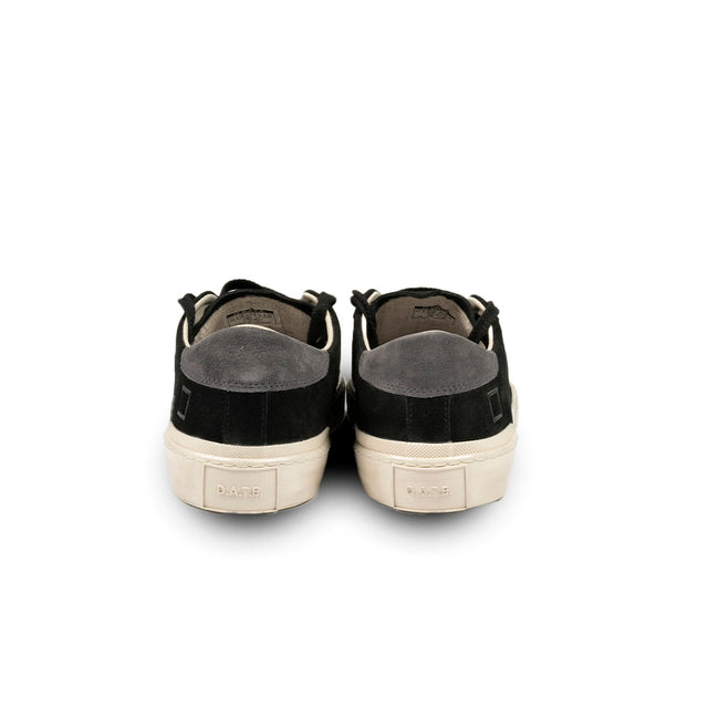 D.A.T.E. SNEAKER HILL LOW suede nere