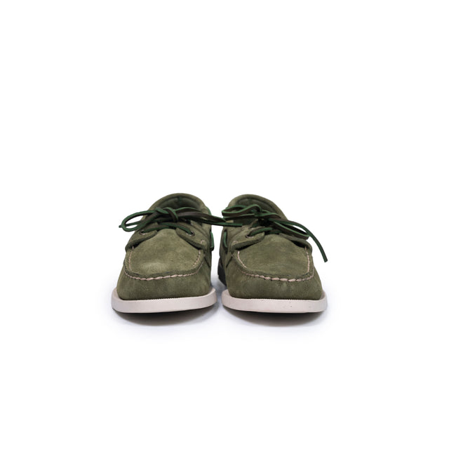 Mocassino Docksides Portland Flash out sebago verde militare