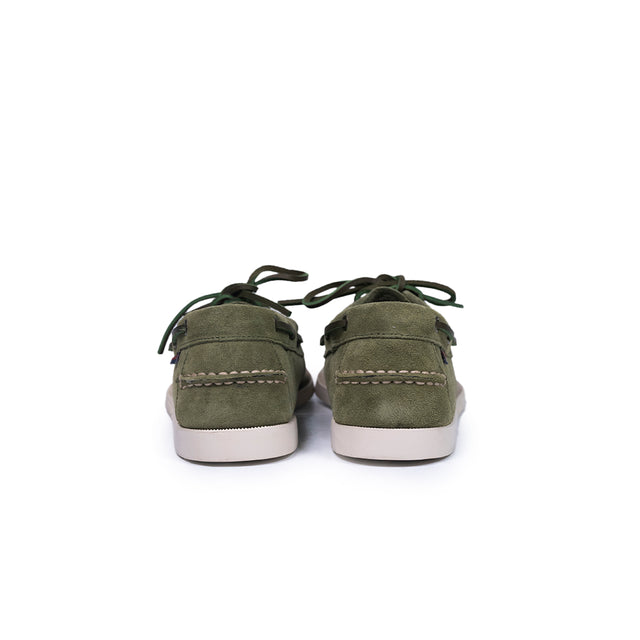 Mocassino Docksides Portland Flash out sebago verde militare