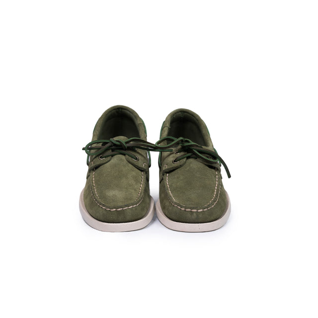 Mocassino Docksides Portland Flash out sebago verde militare