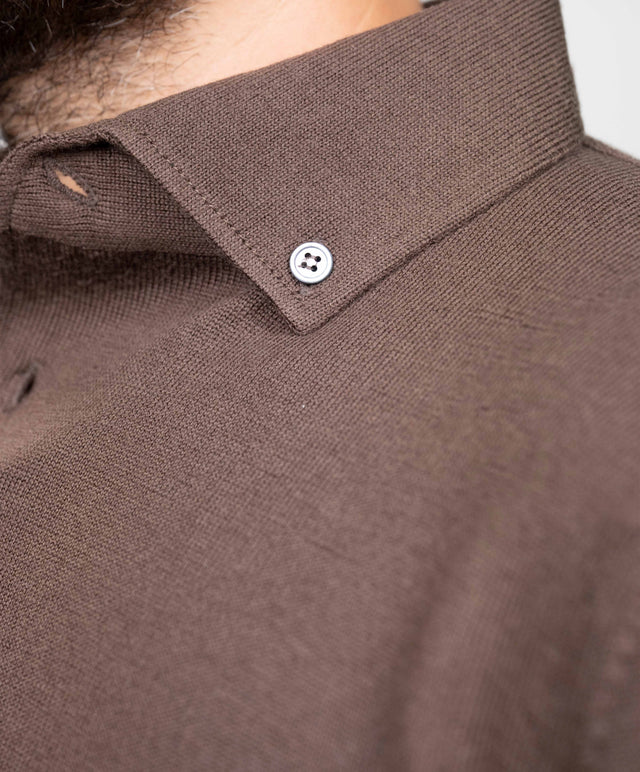 Gran Sasso maglione - polo, marrone chiaro
