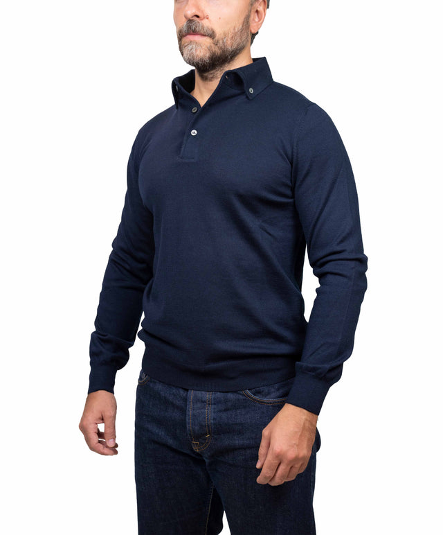 Gran Sasso maglione - polo, blu