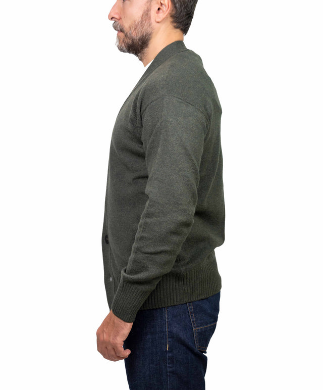 Gran Sasso maglione - cardigan, verde militare
