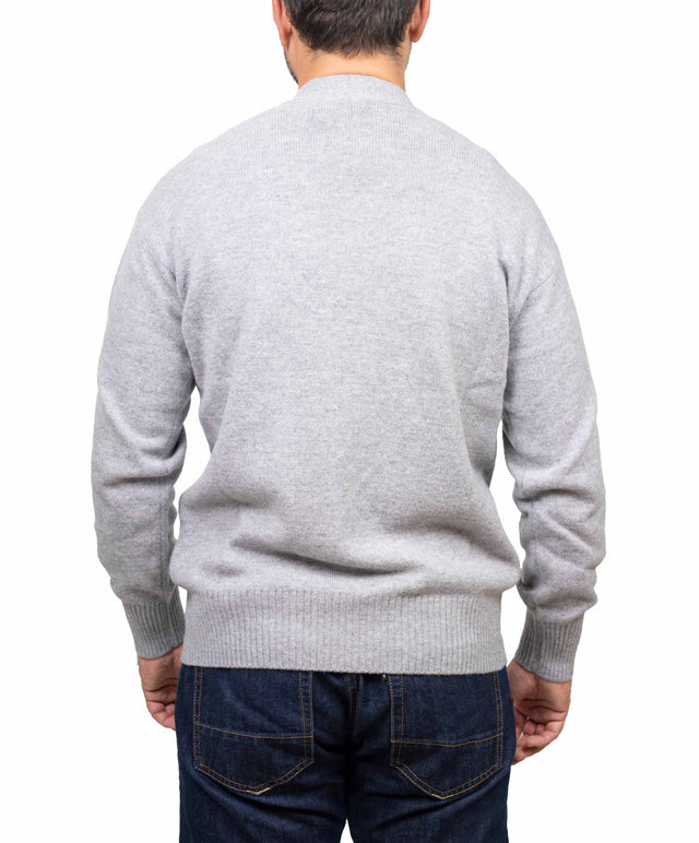 Gran Sasso maglione - cardigan, grigio chiaro