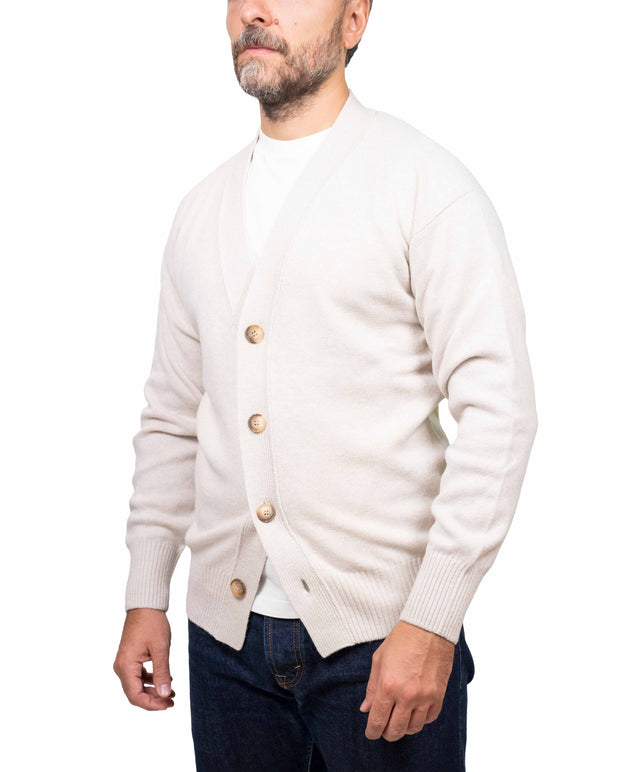 Gran Sasso maglione - cardigan, bianco