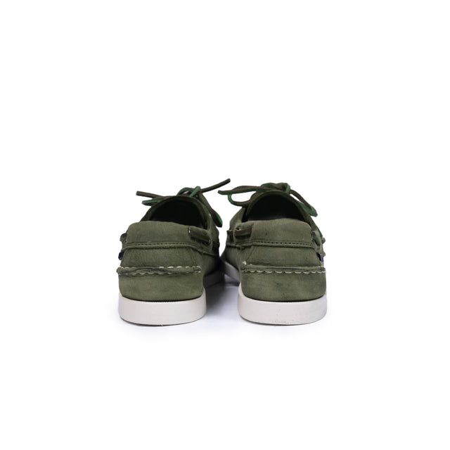 Mocassino Docksides Portland Crazy H sebago verde militare