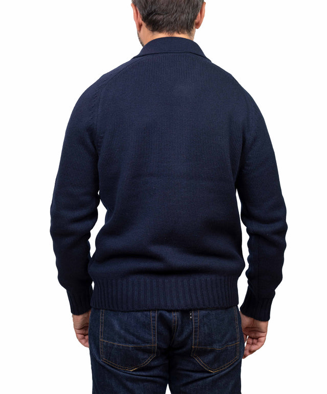 Gran Sasso maglione - work jacket, blu