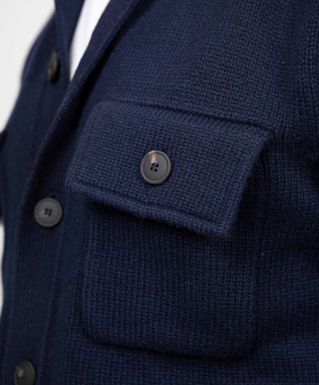 Gran Sasso maglione - work jacket, blu