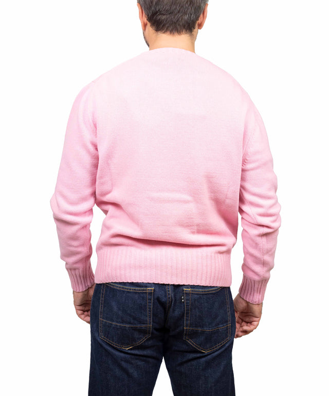 Doppia A maglione - girocollo, rosa