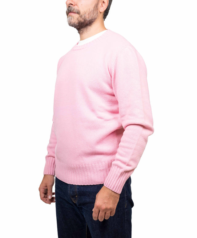 Doppia A maglione - girocollo, rosa