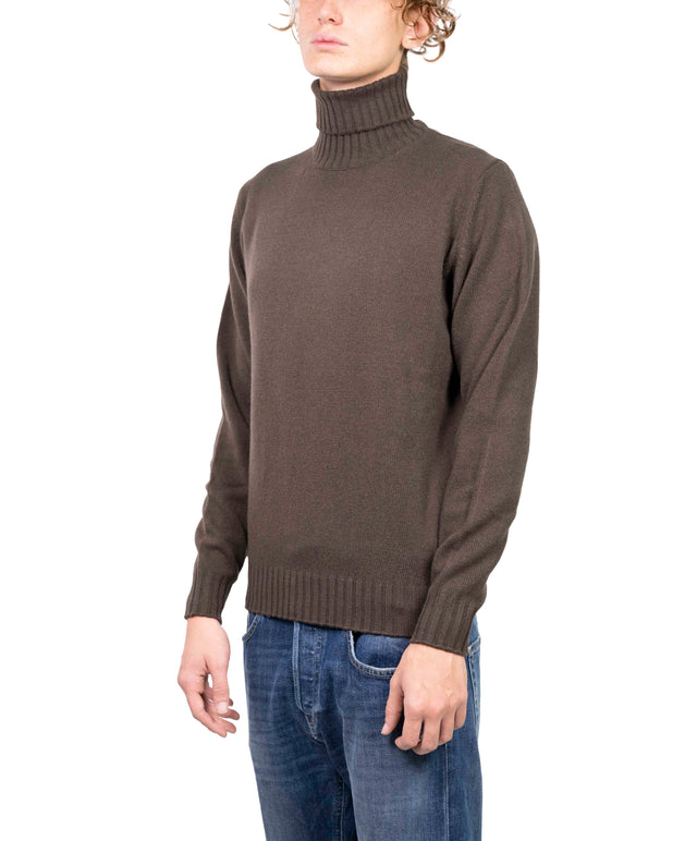 Filippo De Laurentiis - Dolcevita lana Cashmere marrone