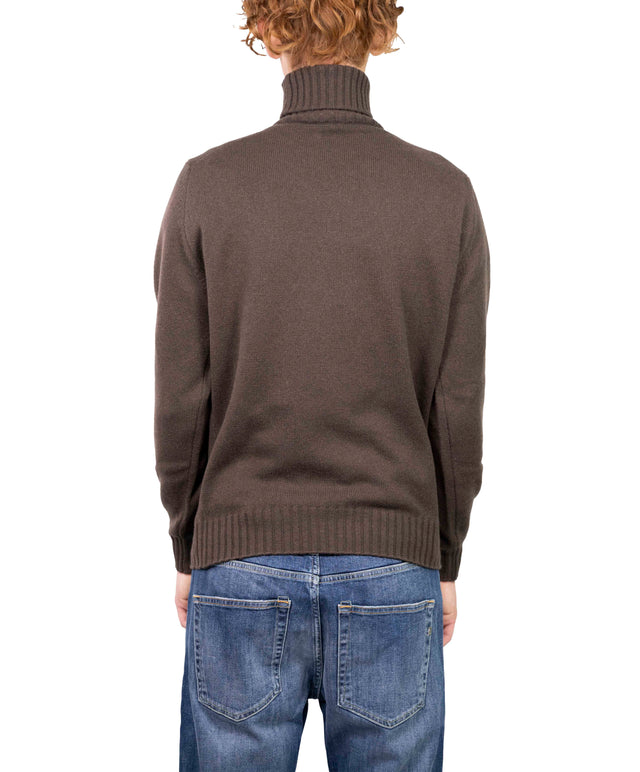 Filippo De Laurentiis - Dolcevita lana Cashmere marrone