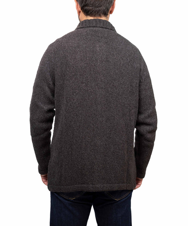 04657/ A TRIP IN A BAG - overshirt, marrone scuro