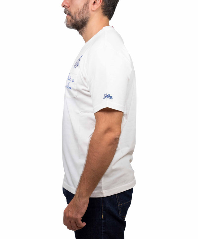 Saint Barth T-Shirt - vado a ruba, bianco