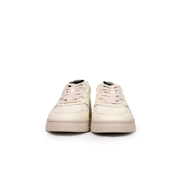 Sneakers Autry - Medalist Low Elefant in pelle color bianco e verde militare