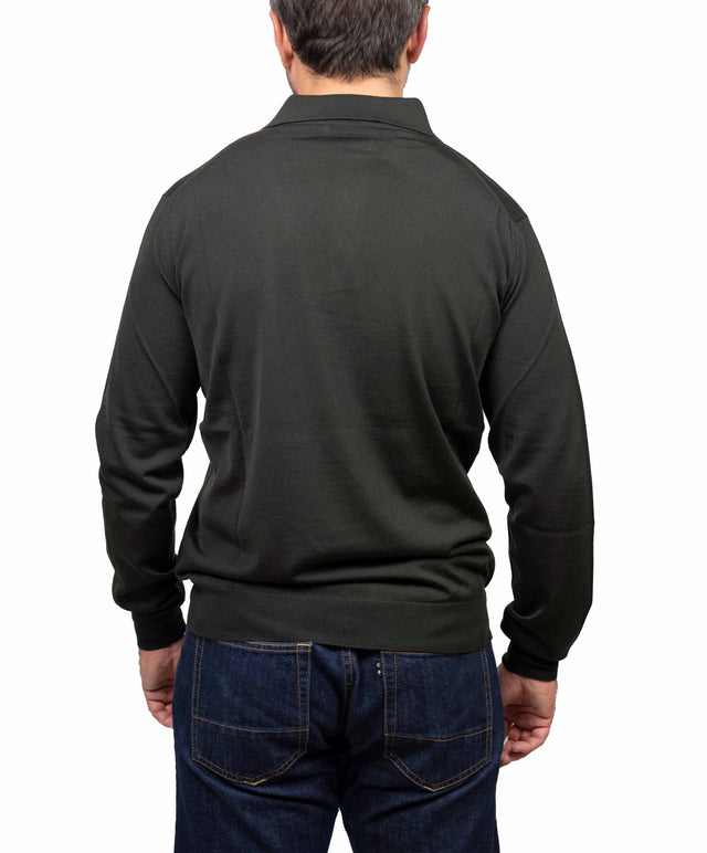 Filippo De Laurentis - polo merino, verde militare