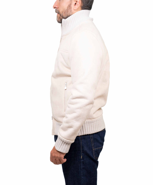 Gran Sasso giacca - faux monton, ghiaccio