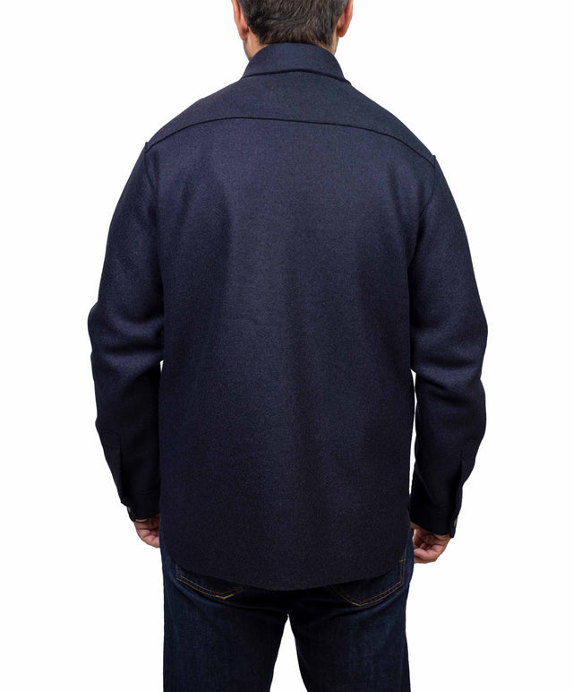 Harris Wharf London Giacca - overshirt pressed, blu