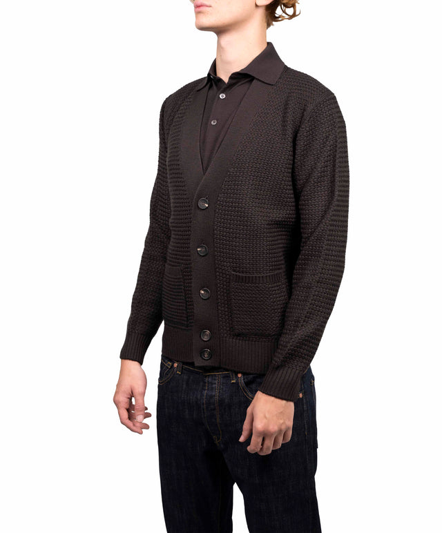 Filippo De Laurentiis - Dolcevita Cashmere marrone scuro
