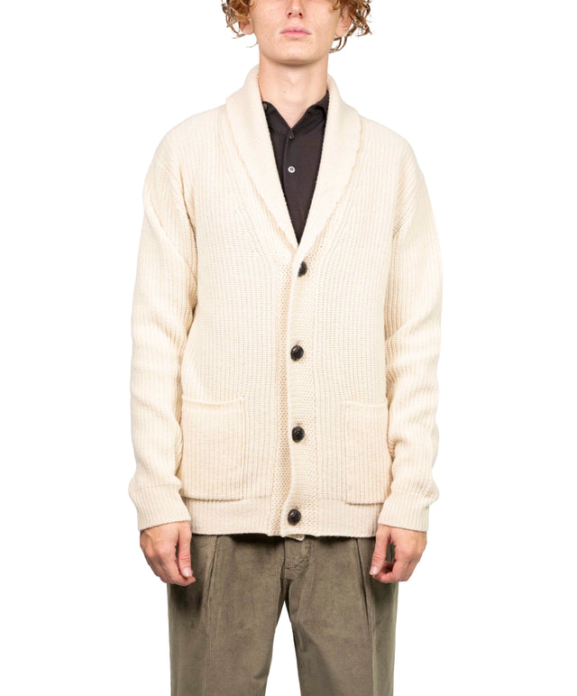 Rakkì - Cardigan sciallato renegade beige ch.