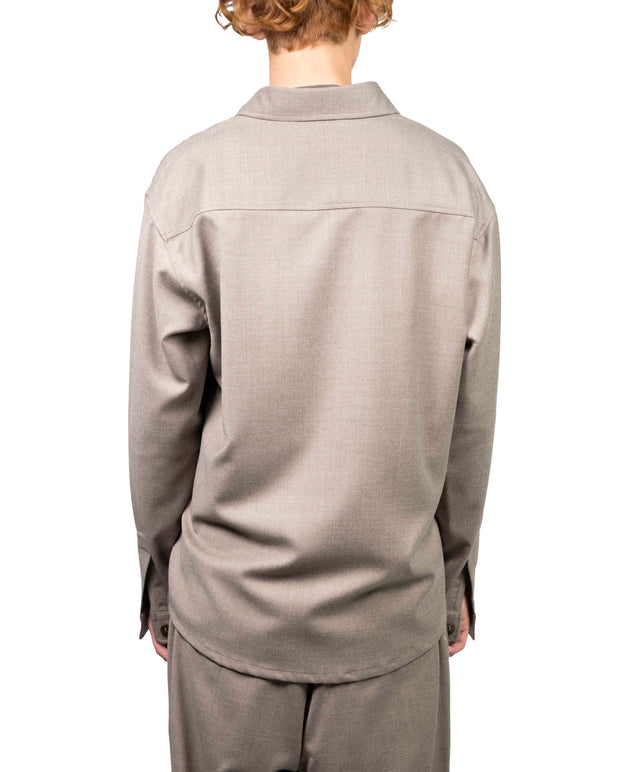 Cruna giacca - Work flanellina sabbia
