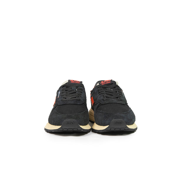Sneaker Autry - Reelwind low wom suede/net nero e rosso