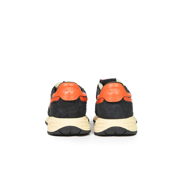Sneaker Autry - Reelwind low wom suede/net nero e rosso