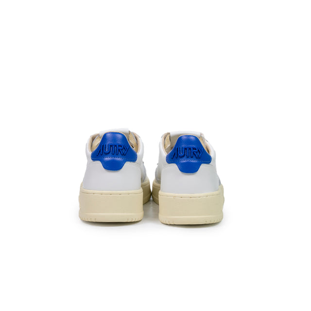 Sneakers Autry - medalist low man leather bianco e bluette