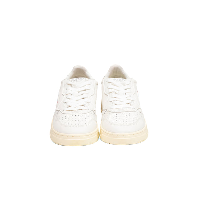 Sneakers Autry- medalist low woman goat tutta bianca