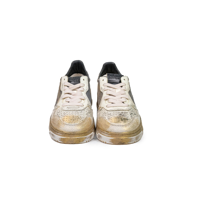 Sneakers Autry - Super vintage low woman dark metal e gold