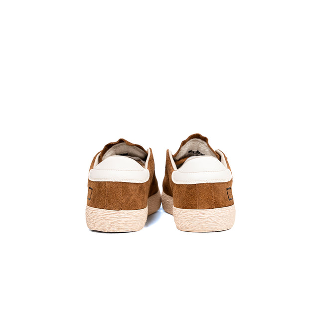Sneakers D.A.T.E. - Hill Low Suede e cuoio biscotto