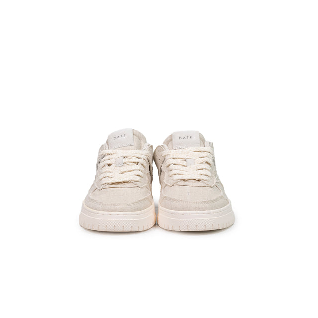 Sneakers D.A.T.E.- Torneo fringed beige