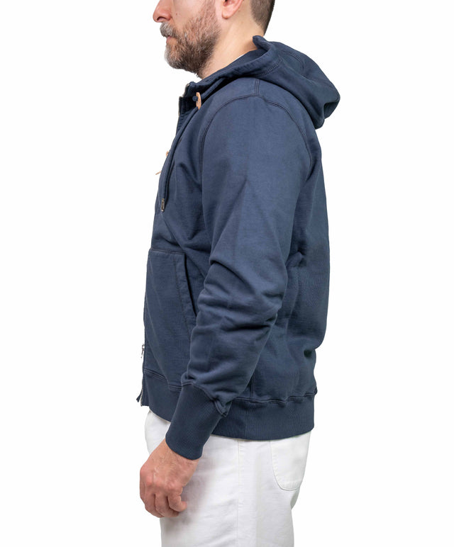 Manifattura Ceccarelli - Felpa blu - full zip