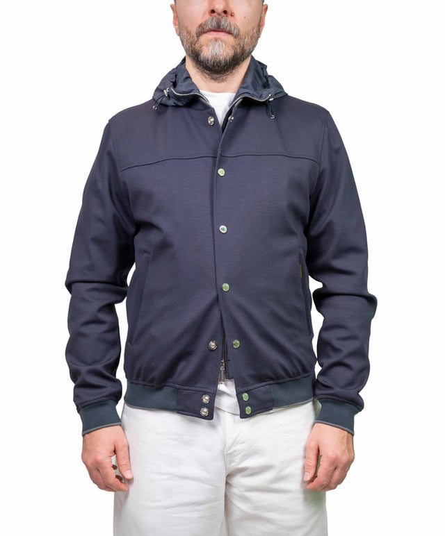Moorer - Bomber DARREN-JK Jersey Blu