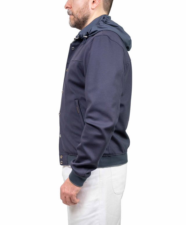 Moorer - Bomber DARREN-JK Jersey Blu